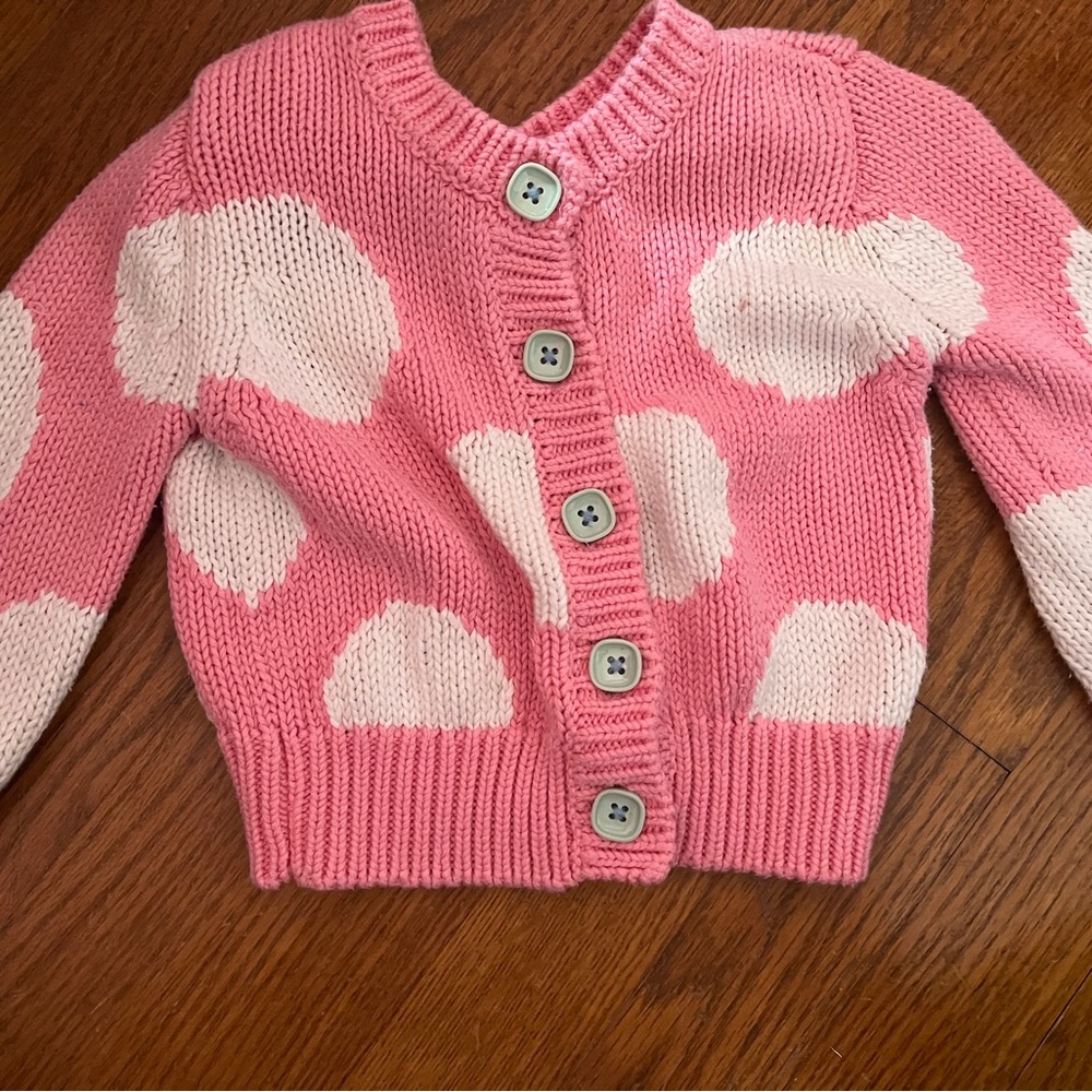 Matilda Jane Pink and White Kids Cardigan